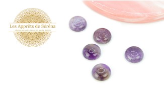 cabochon améthyste 10mm
