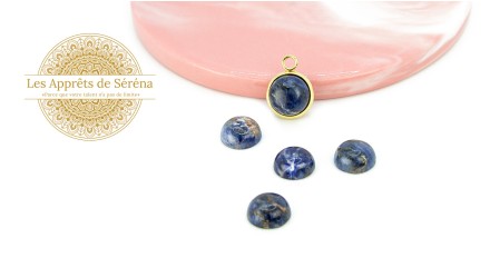 cabochon sodalite 10mm