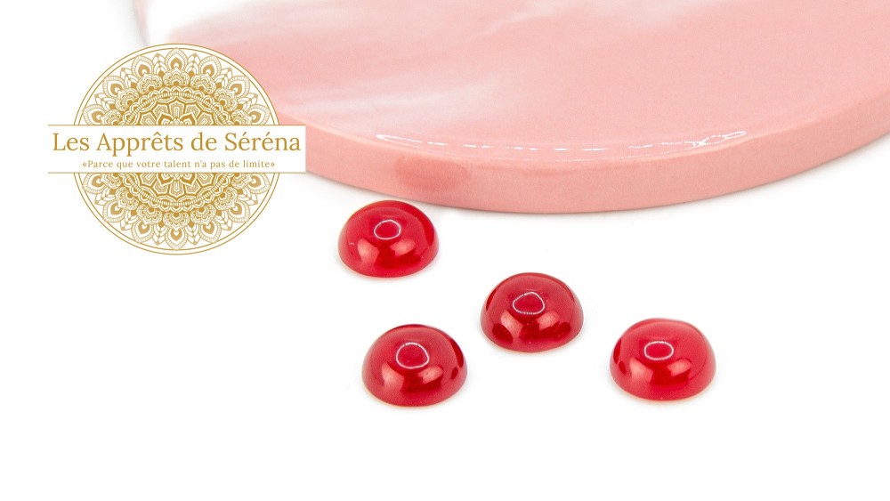 copy of Cabochon 12mm agate indienne naturelle