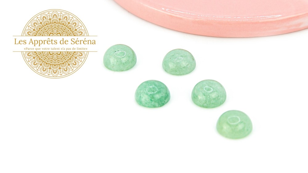 copy of Cabochon 12mm agate indienne naturelle