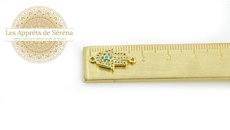 connecteur hamsa laiton
