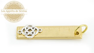 connecteur volute argent