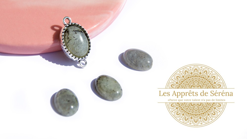 copy of Cabochon 12mm agate indienne naturelle