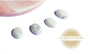 copy of Cabochon 12mm agate indienne naturelle