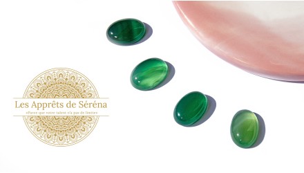 copy of Cabochon 12mm agate indienne naturelle