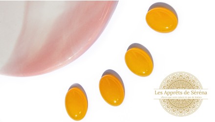 copy of Cabochon 12mm agate indienne naturelle