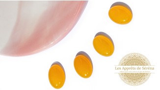 copy of Cabochon 12mm agate indienne naturelle