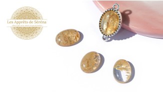 copy of Cabochon 12mm agate indienne naturelle