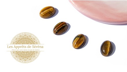 copy of Cabochon 12mm agate indienne naturelle