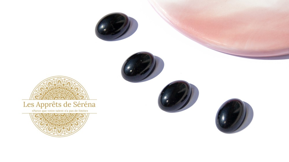 copy of Cabochon 12mm agate indienne naturelle