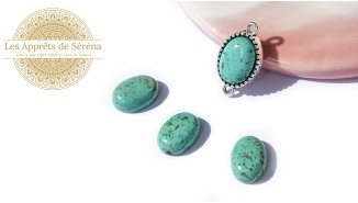 cabochon turquoise 14x10