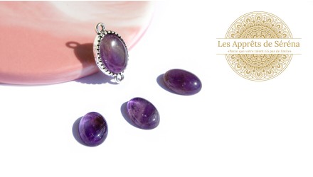 copy of Cabochon 12mm agate indienne naturelle