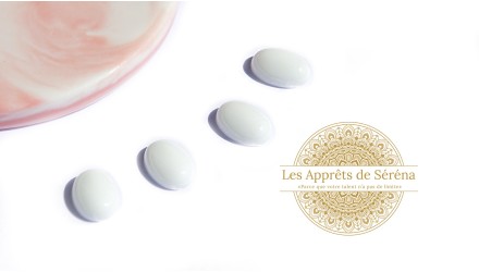 copy of Cabochon 12mm agate indienne naturelle