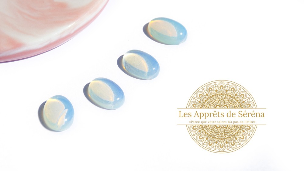 copy of Cabochon 12mm agate indienne naturelle