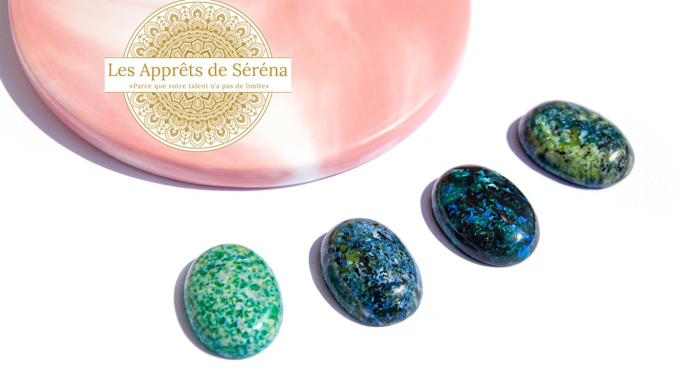 copy of Cabochon 12mm agate indienne naturelle