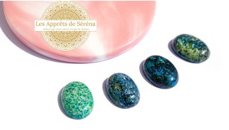 cabochon jaspe sésame 25x18mm