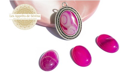 copy of Cabochon 12mm agate indienne naturelle