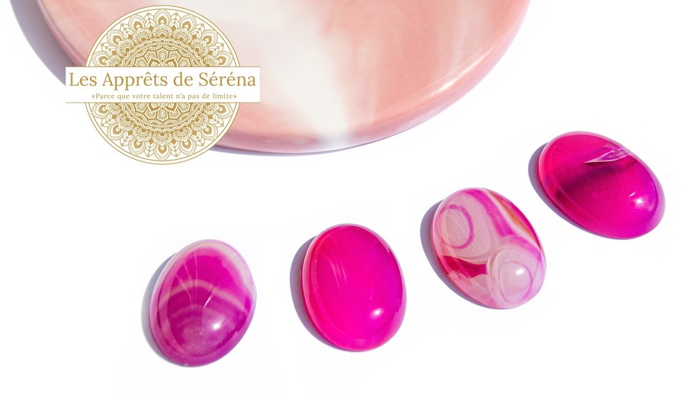 copy of Cabochon 12mm agate indienne naturelle