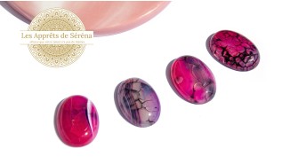 copy of Cabochon 12mm agate indienne naturelle