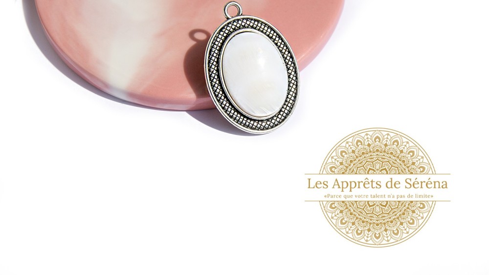 copy of Cabochon 12mm agate indienne naturelle