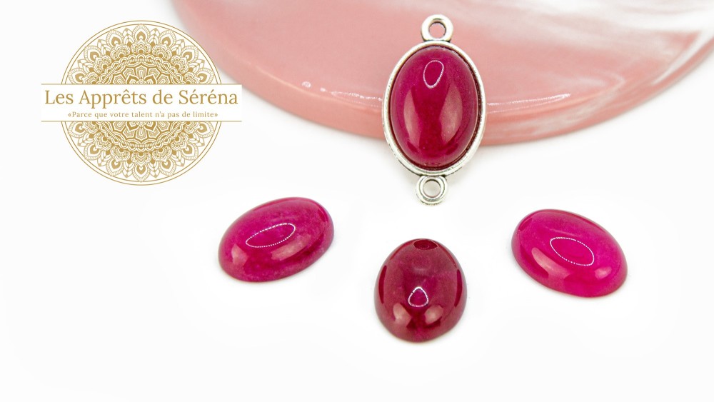 copy of Cabochon 12mm agate indienne naturelle