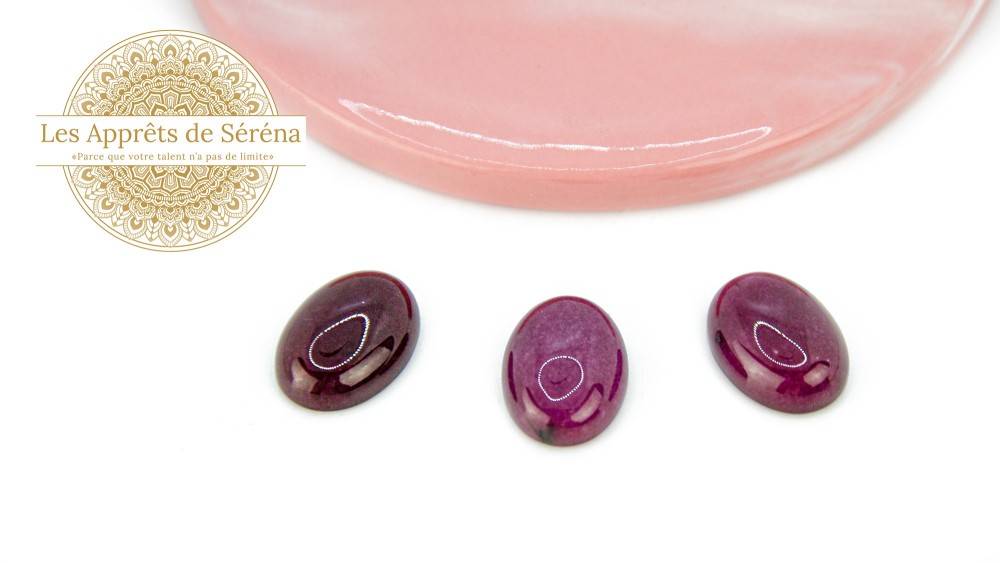copy of Cabochon 12mm agate indienne naturelle