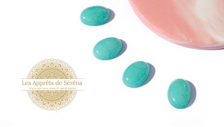copy of Cabochon 12mm agate indienne naturelle
