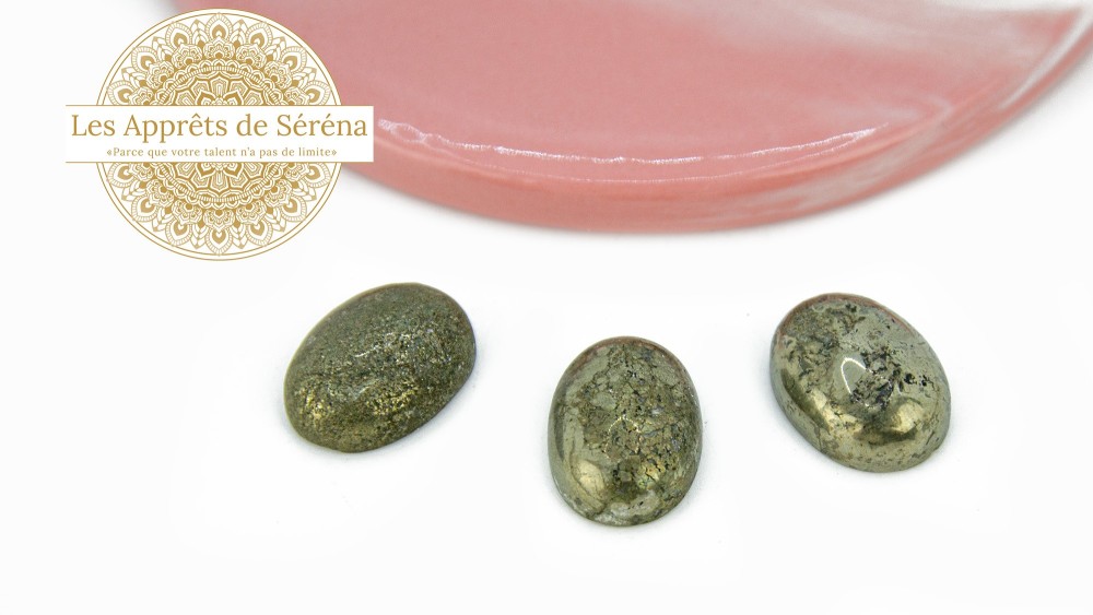 copy of Cabochon 12mm agate indienne naturelle