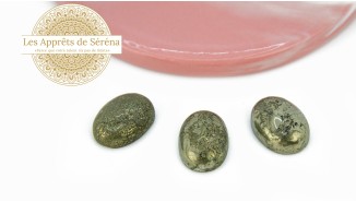 cabochon pyrite 13x18mm