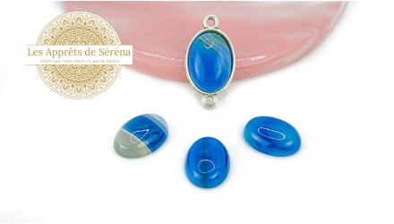 agate naturelle teintée turquoise