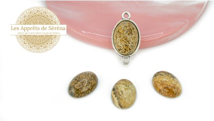 copy of Cabochon 12mm agate indienne naturelle