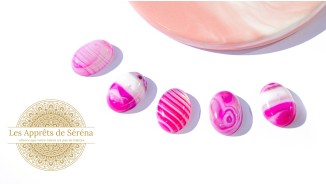 copy of Cabochon 12mm agate indienne naturelle