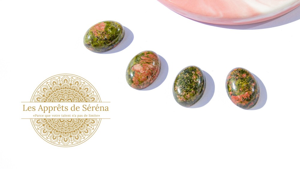 cabochon unakite 13x18mm
