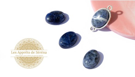 copy of Cabochon 12mm agate indienne naturelle