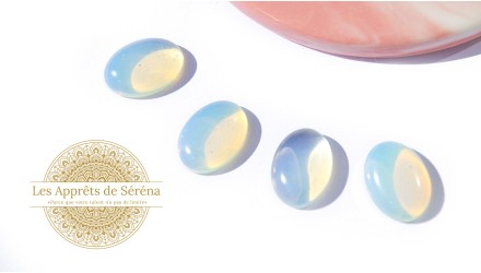 copy of Cabochon 12mm agate indienne naturelle