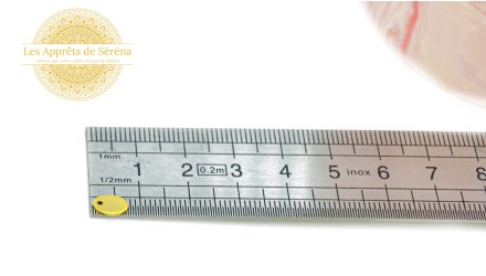 10 mini sequins ovales en acier 304