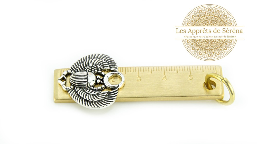 connecteur scarabée argent
