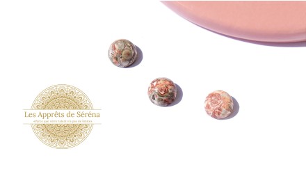 cabochon 8mm jaspe léopard