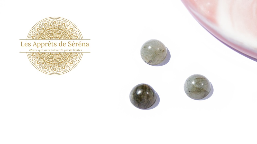 copy of Cabochon 12mm agate indienne naturelle