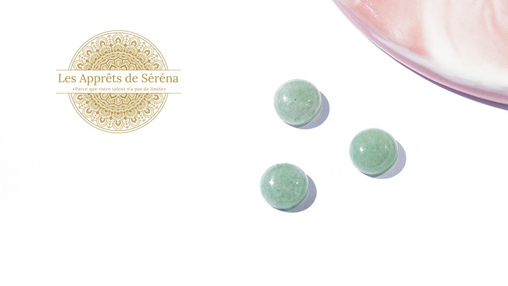 copy of Cabochon 12mm agate indienne naturelle