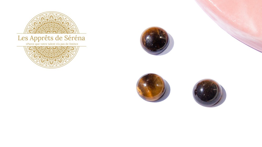 cabochon œil de tigre 8mm