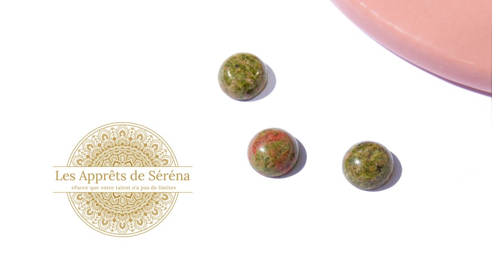 copy of Cabochon 12mm agate indienne naturelle