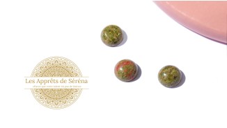 copy of Cabochon 12mm agate indienne naturelle
