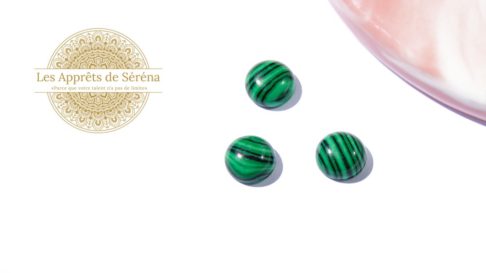 copy of Cabochon 12mm agate indienne naturelle