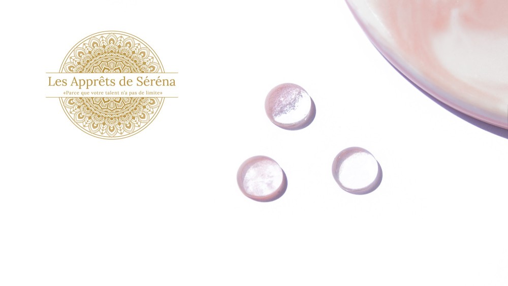 copy of Cabochon 12mm agate indienne naturelle
