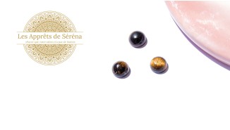 copy of Cabochon 12mm agate indienne naturelle