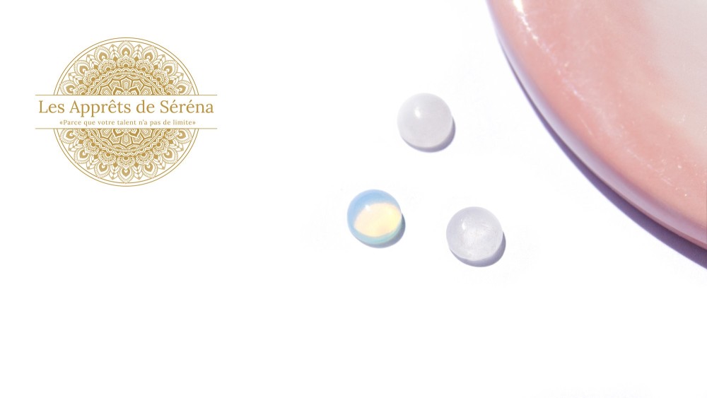 copy of Cabochon 12mm agate indienne naturelle