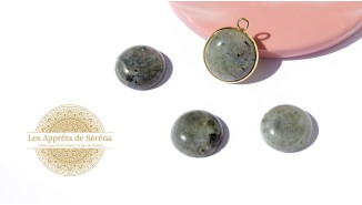 copy of Cabochon 12mm agate indienne naturelle