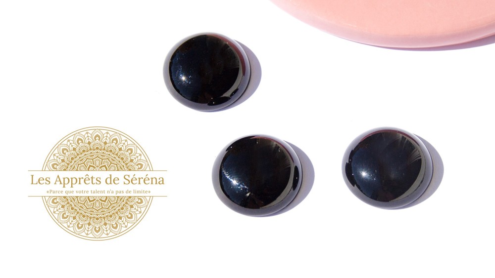 cabochon obsidienne