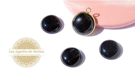 copy of Cabochon 12mm agate indienne naturelle